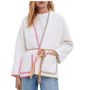 Maje Monde Belted Cardigan